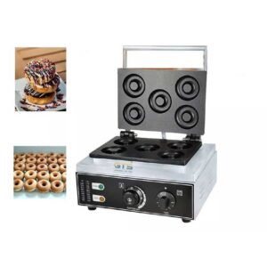 Commercial Waffle Donut Machine 5 Holes