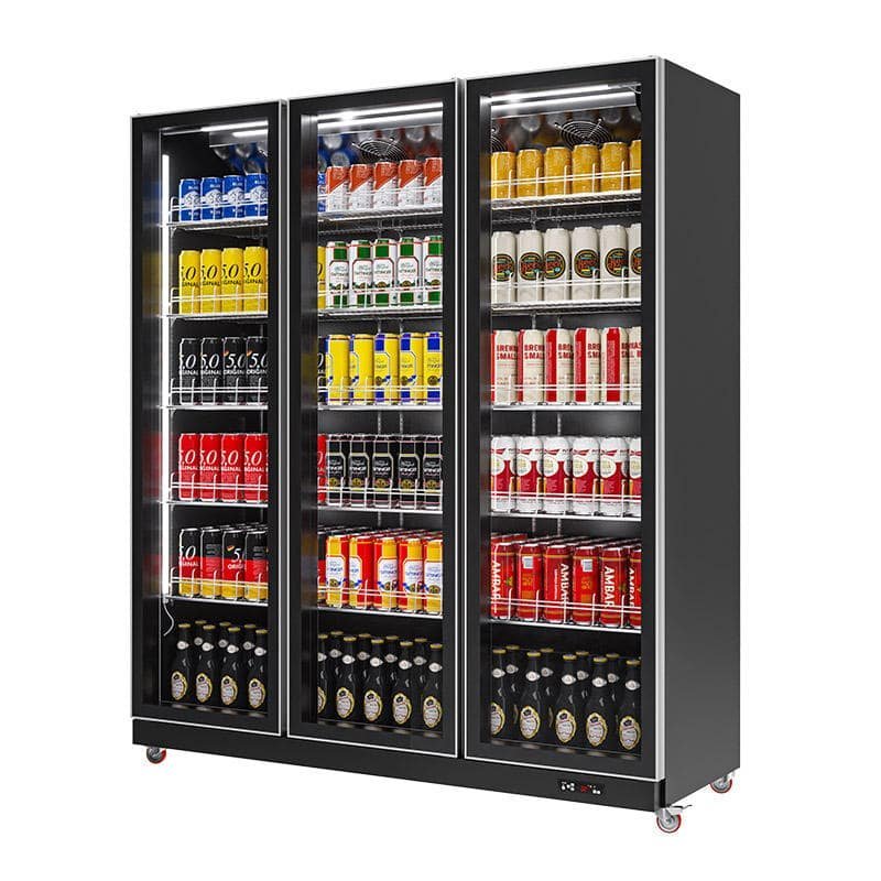Commercial 3 Doors Grocery & Drinks Chiller