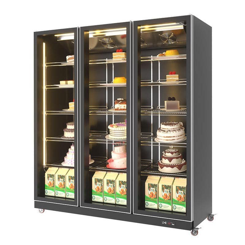 Commercial 3 Doors Grocery & Drinks Chiller - Image 3