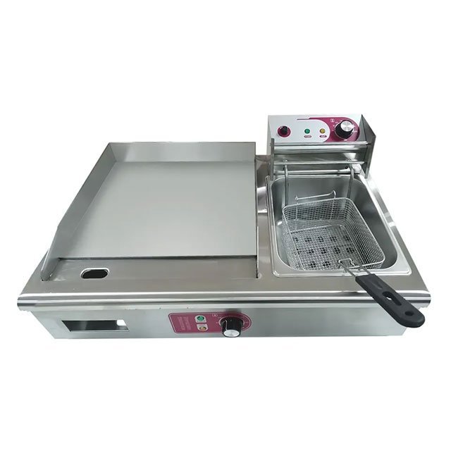 Commercial Combination Furnace Electric HotPlat + Electric Fryer