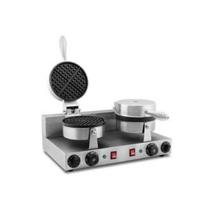 Waffle Maker Round Double Shape