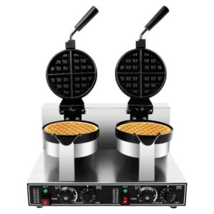 Commercial Belgian Waffle Maker Double